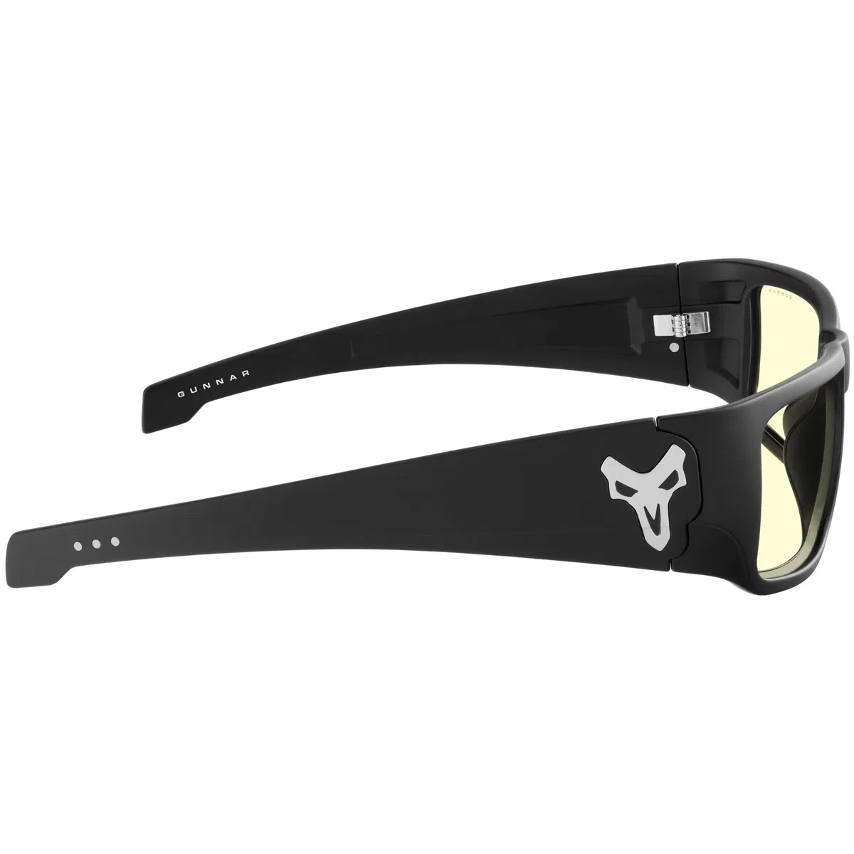 GUNNAR x Overwatch Okulary - Reaper - Black Ash - Amber | Okulary PC/gaming - Overwatch Reaper - Black Ash - Bursztynowe - 65% światła niebieskiego i 100% UV