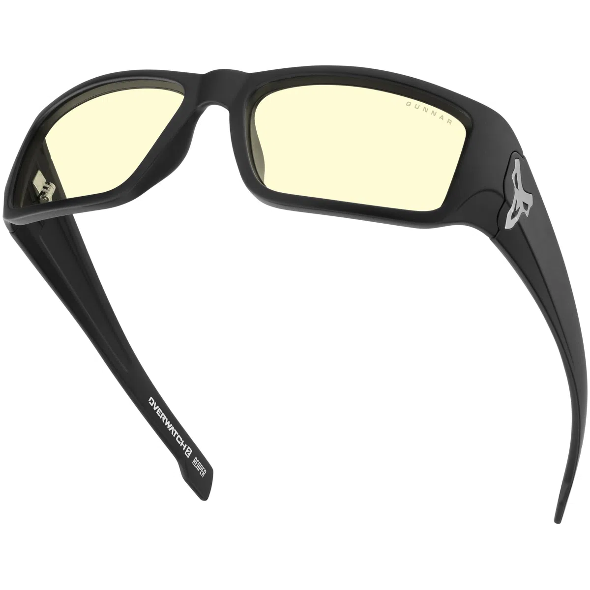 GUNNAR x Overwatch Okulary - Reaper - Black Ash - Amber | Okulary PC/gaming - Overwatch Reaper - Black Ash - Bursztynowe - 65% światła niebieskiego i 100% UV