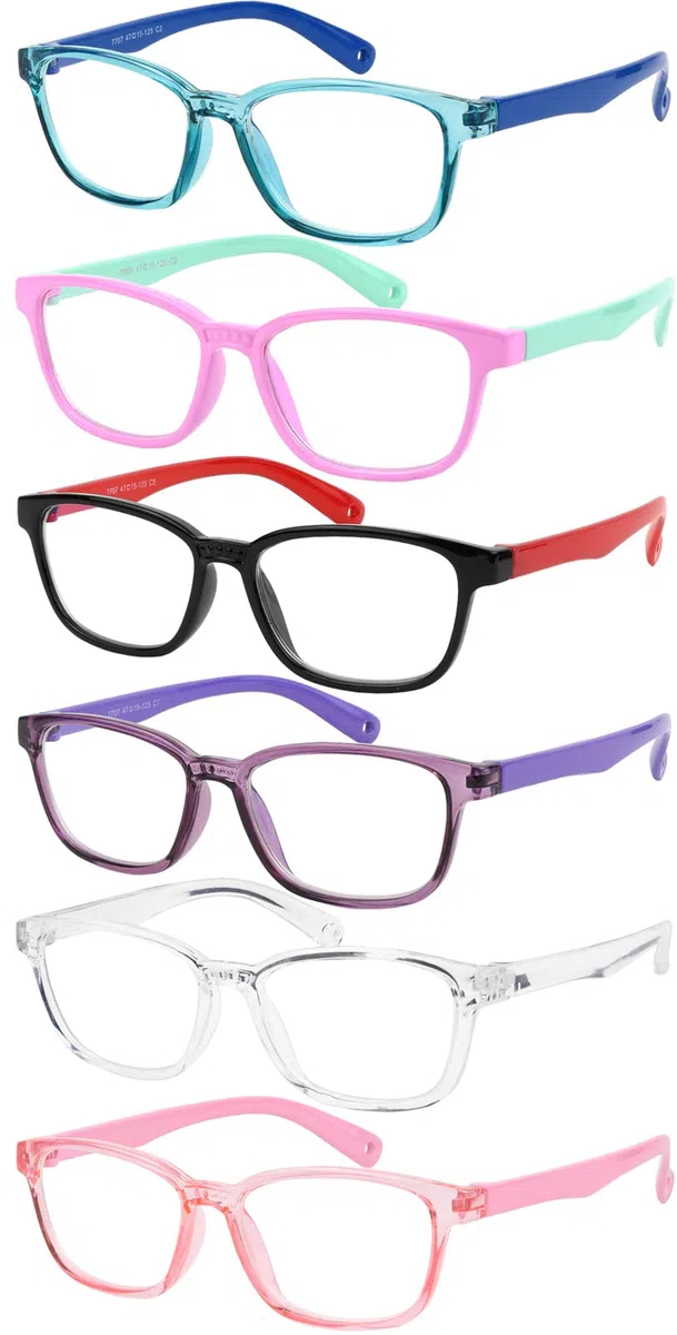 Yogo Vision Okulary blokujące niebieskie światło dla dzieci, ochrona przed promieniowaniem UV, dziewcząt, chłopców, niebieskie światło, odporne na zmęczenie oczu